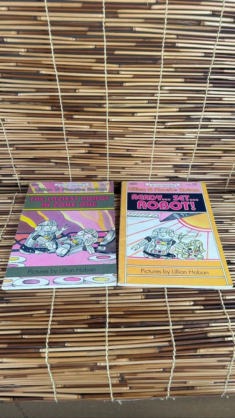 The Laziest Robot in Zone One and Ready Set Robot I Can Read Books Lillian Hoban